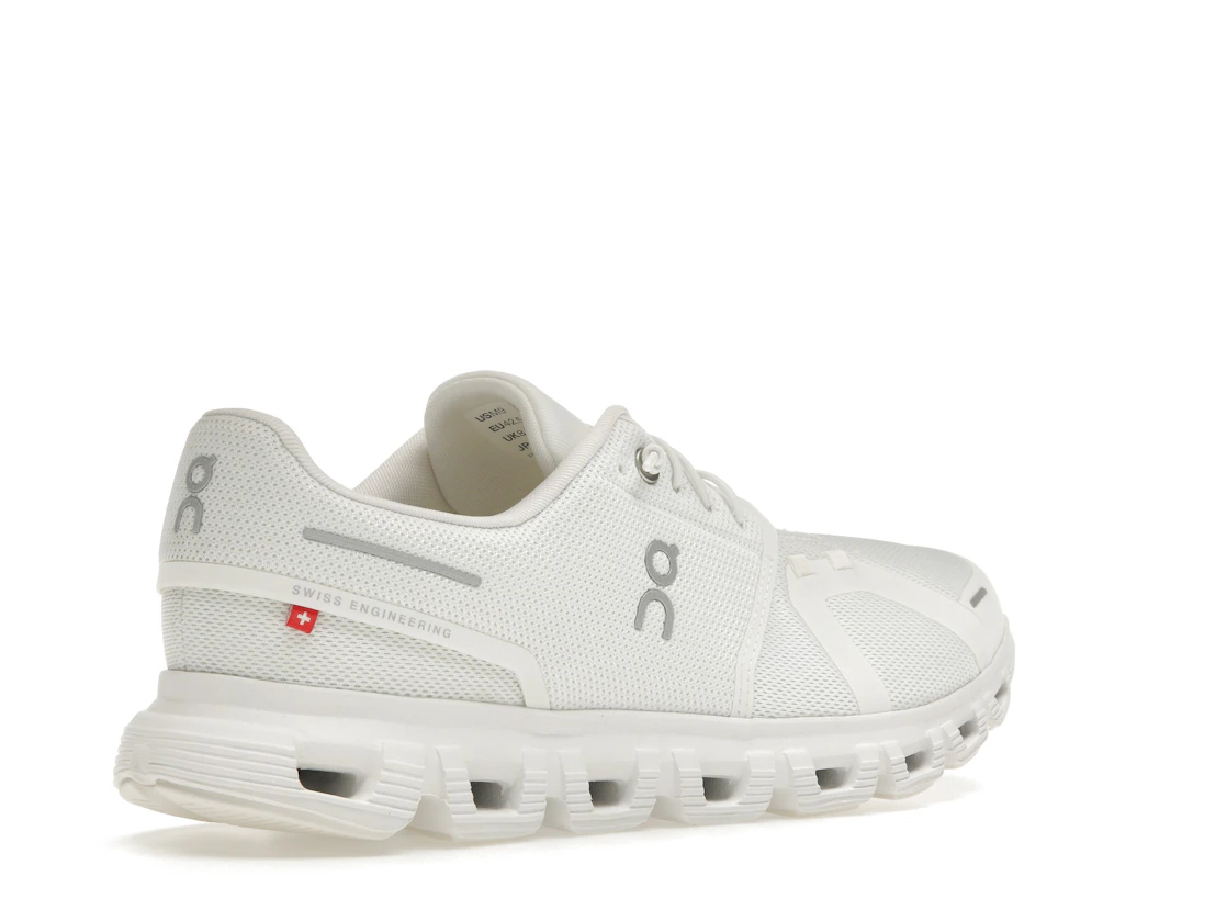 Vue 33 de On Running Cloud 6 All White