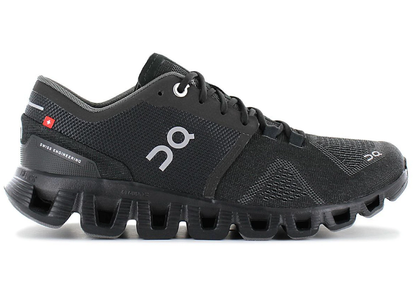 On Running Cloud X Black Asphalt Grey 