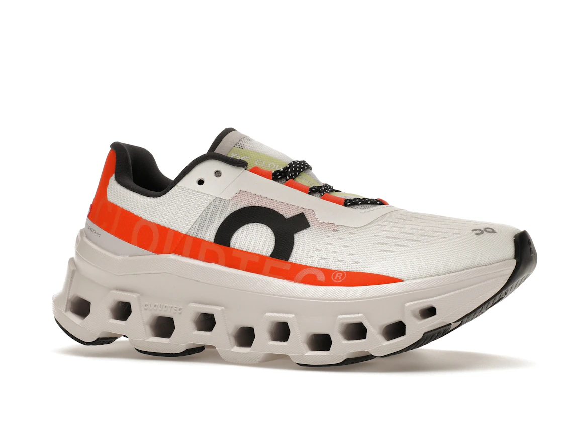 Vue 3 de On Running Cloudmonster Undyed-White Flame 