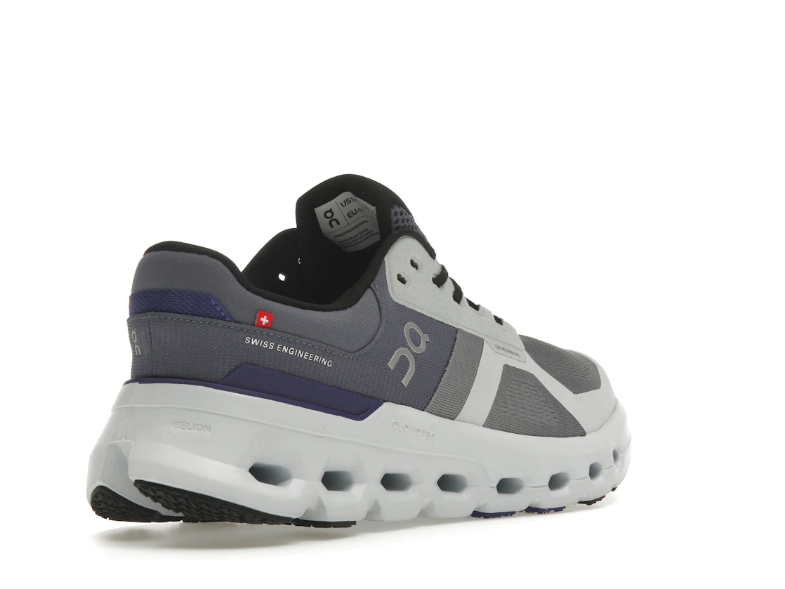 Vue 32 de On Running Cloudrunner 2 Fossil Indigo