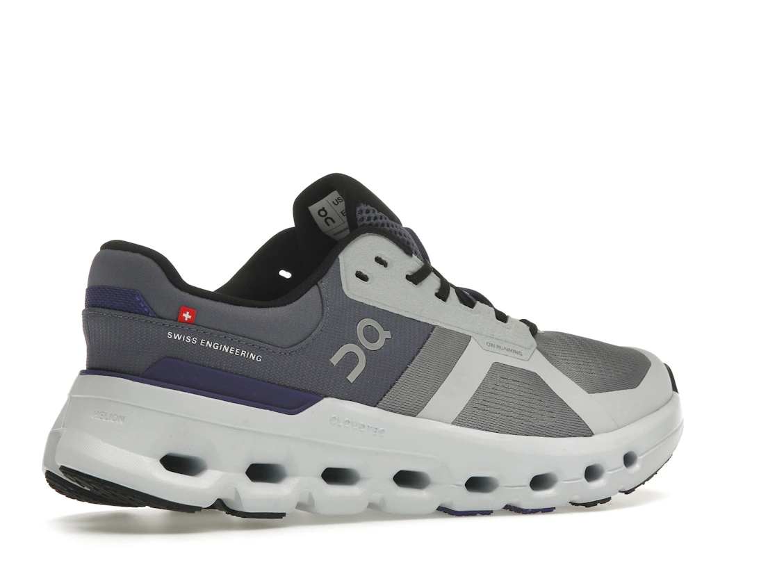 Vue 34 de On Running Cloudrunner 2 Fossil Indigo