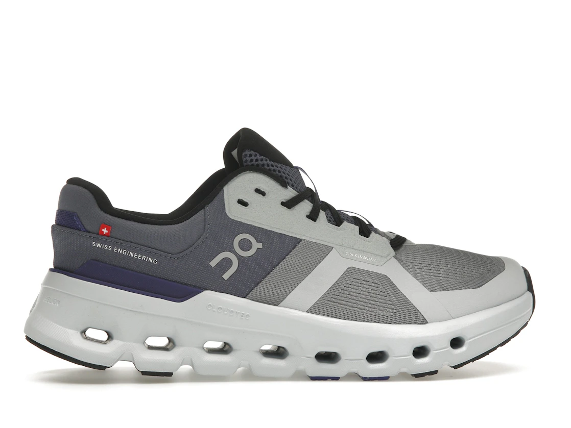 Vue 36 de On Running Cloudrunner 2 Fossil Indigo