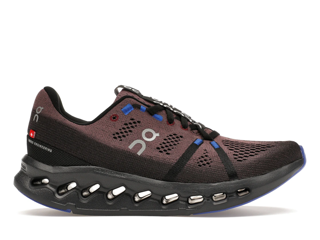 Vue 1 de On Running Cloudsurfer Black Cobalt 