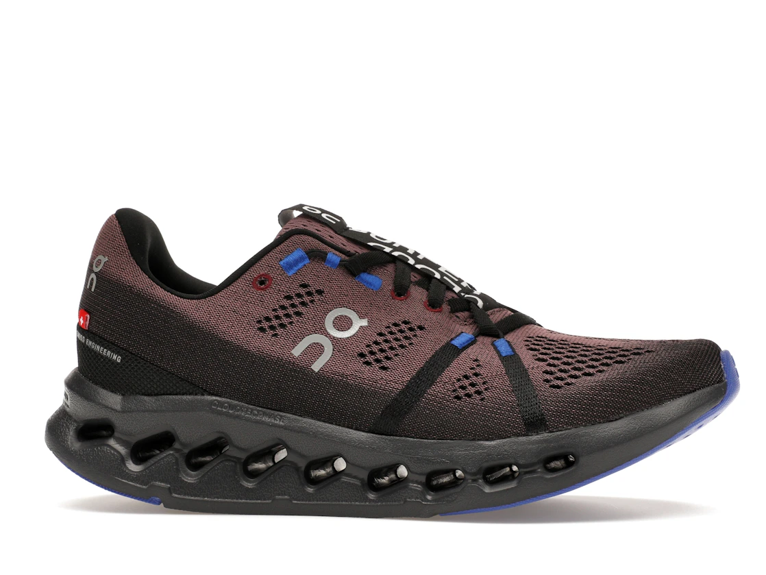 Vue 2 de On Running Cloudsurfer Black Cobalt 