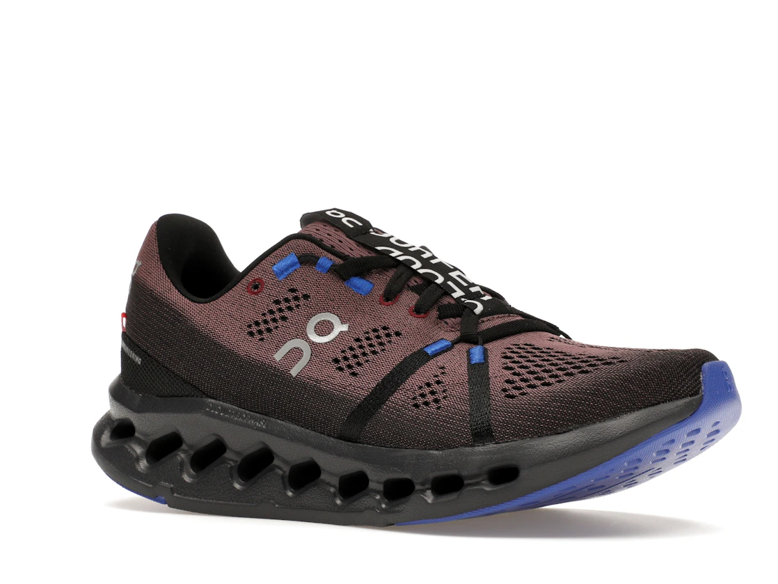 Vue 4 de On Running Cloudsurfer Black Cobalt 