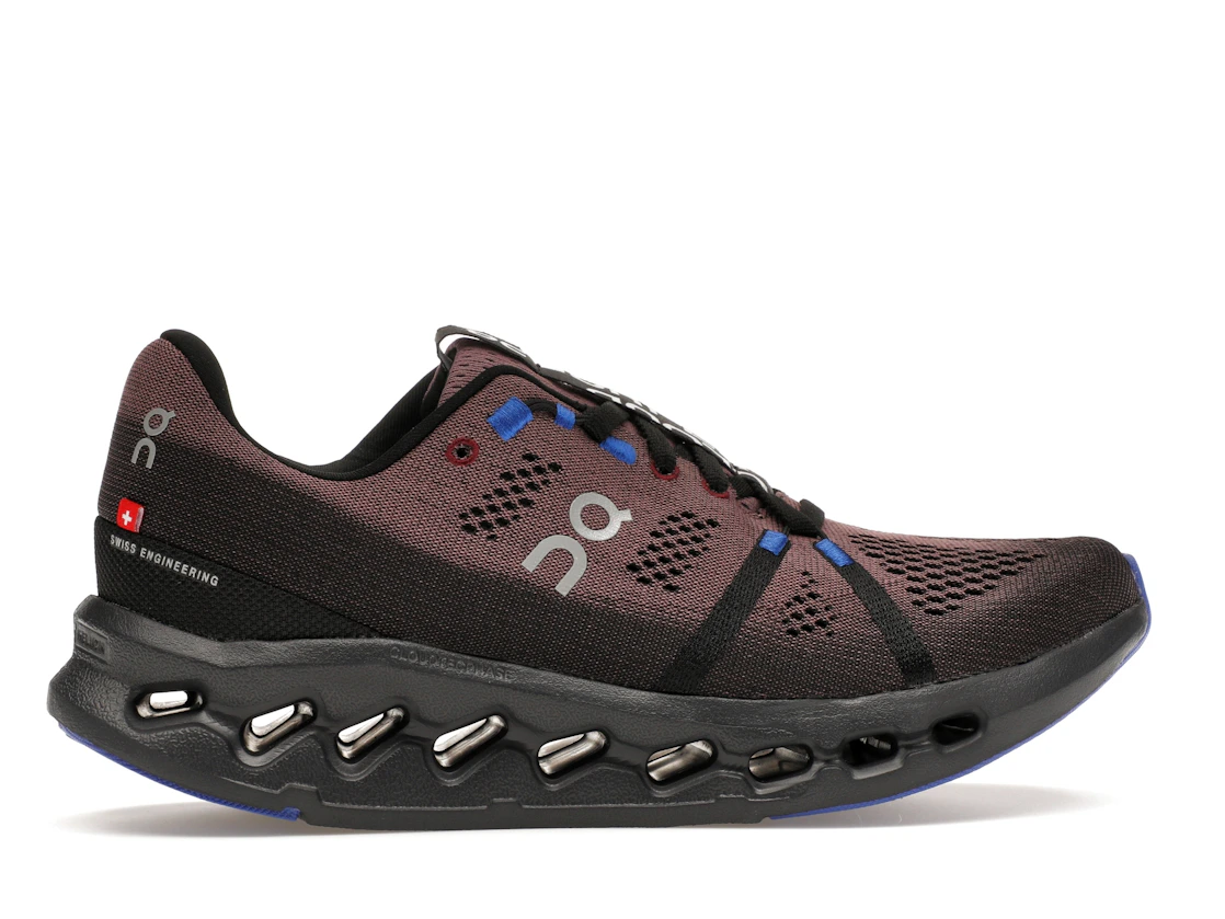 Vue 36 de On Running Cloudsurfer Black Cobalt 