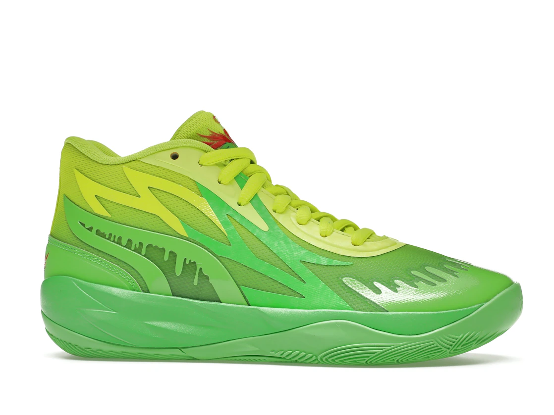 Vue 2 de Puma LaMelo Ball MB.02 Nickelodeon Slime (GS)
