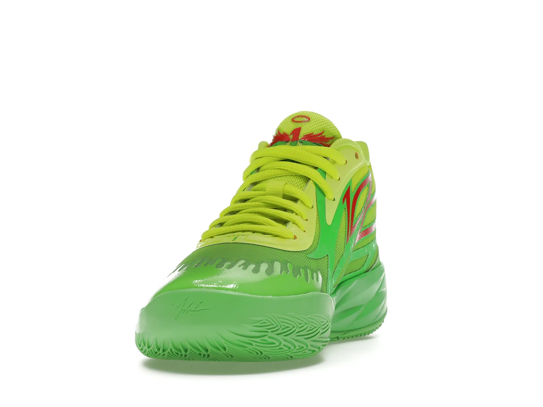 Vue 12 de Puma LaMelo Ball MB.02 Nickelodeon Slime (GS)