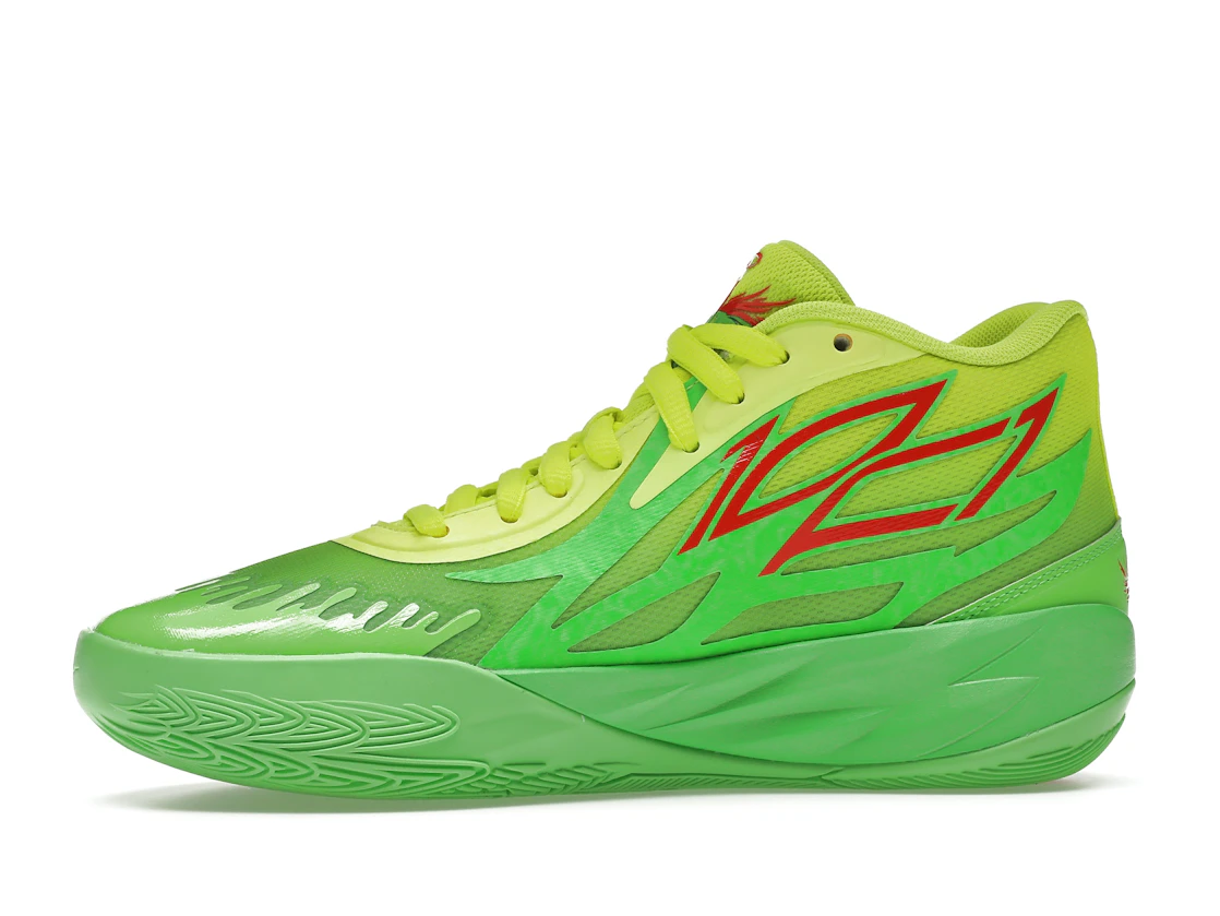 Vue 18 de Puma LaMelo Ball MB.02 Nickelodeon Slime (GS)