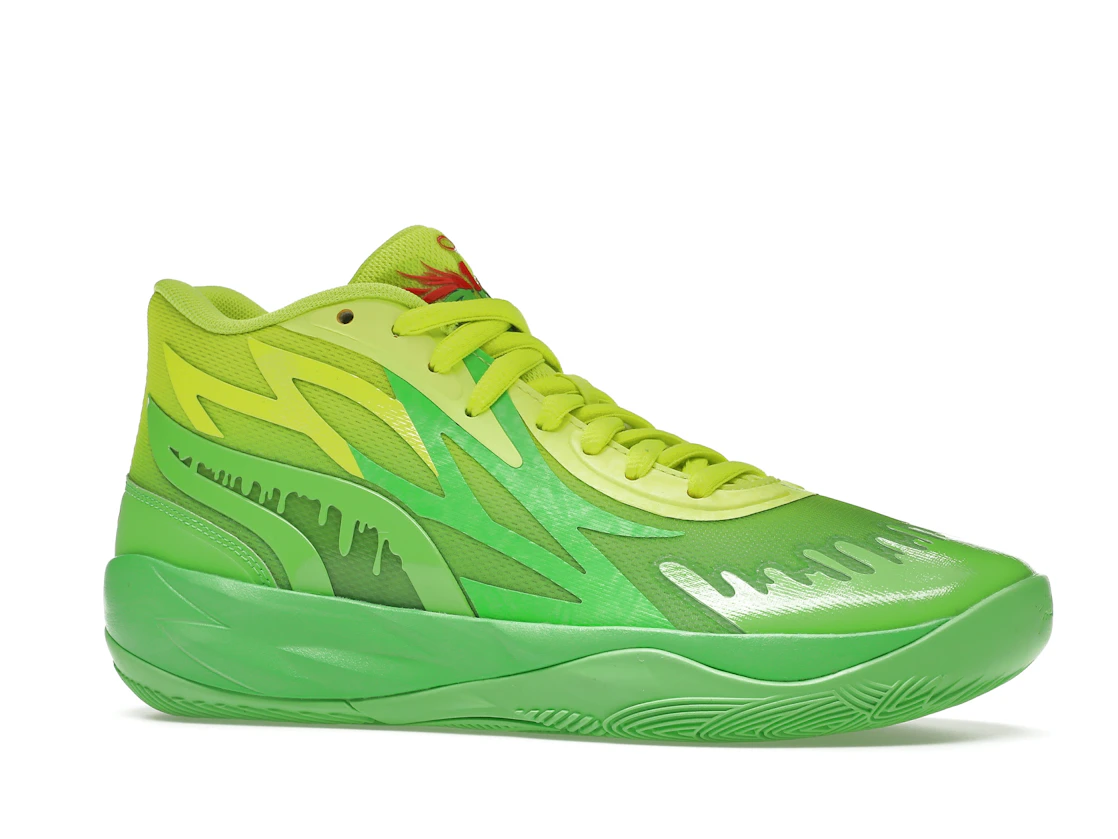 Vue 3 de Puma LaMelo Ball MB.02 Nickelodeon Slime (GS)