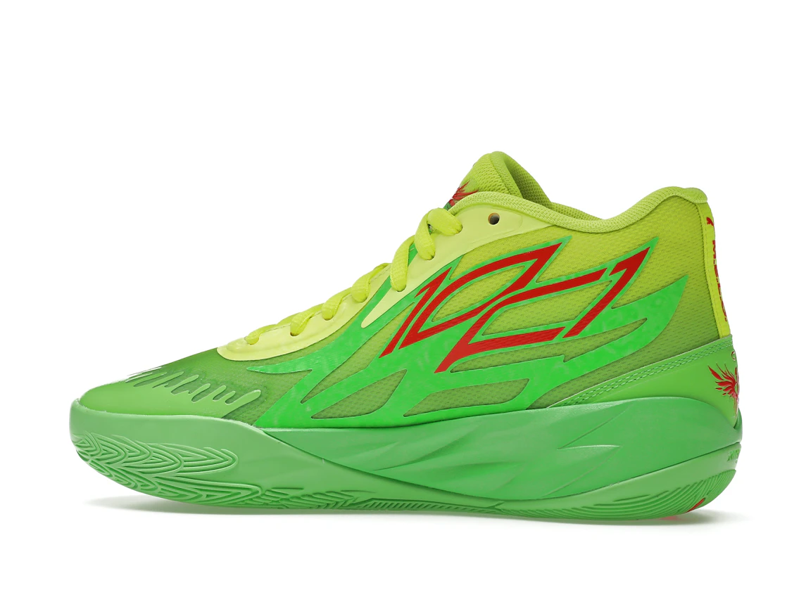 Vue 21 de Puma LaMelo Ball MB.02 Nickelodeon Slime (GS)