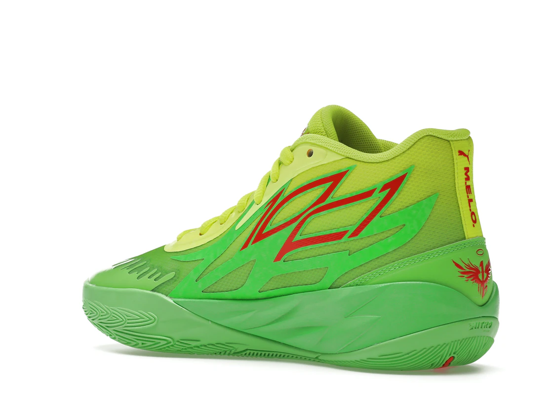 Vue 23 de Puma LaMelo Ball MB.02 Nickelodeon Slime (GS)