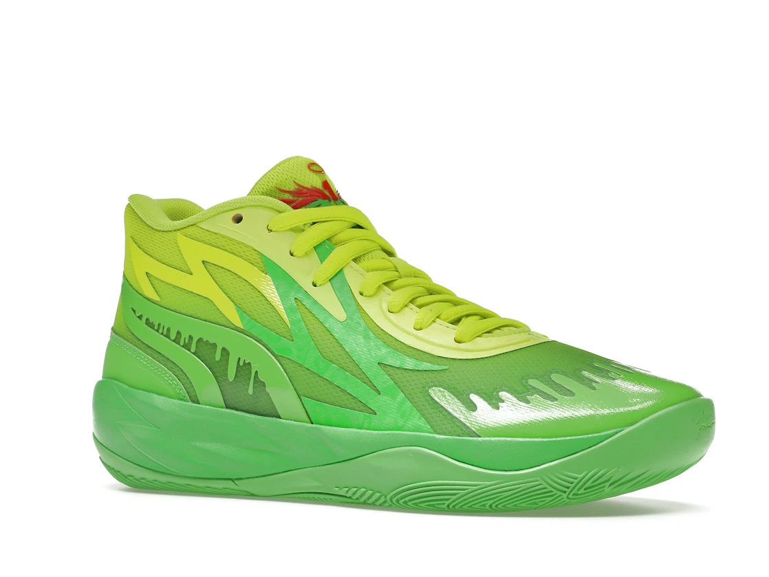 Vue 4 de Puma LaMelo Ball MB.02 Nickelodeon Slime (GS)