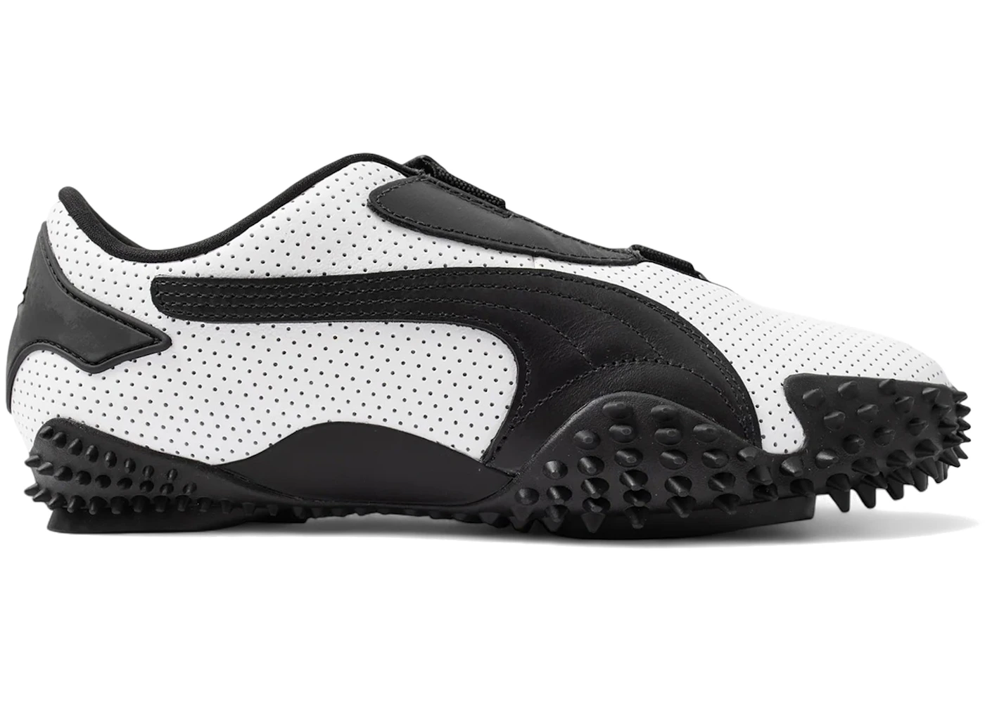 Puma Mostro Perforated Leather White Black 