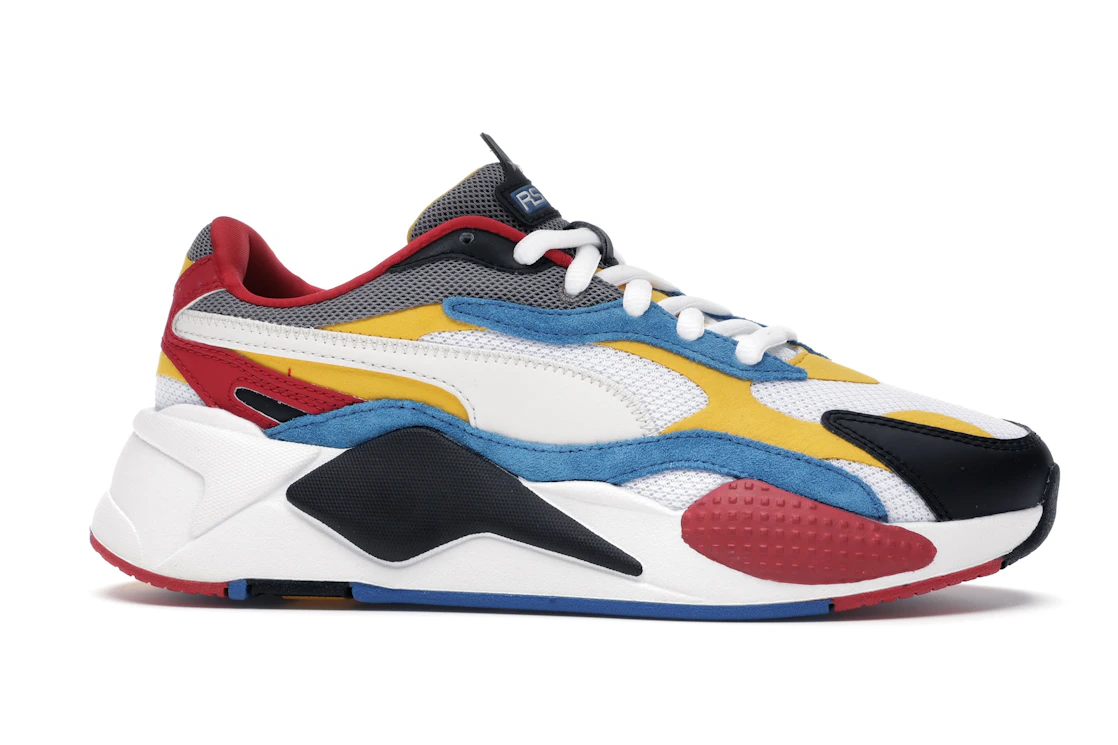 Vue 2 de Puma RS-X 3 Puzzle White Yellow Black (GS)