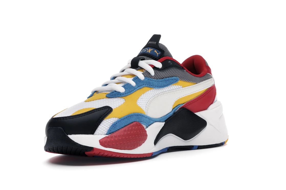 Vue 14 de Puma RS-X 3 Puzzle White Yellow Black (GS)
