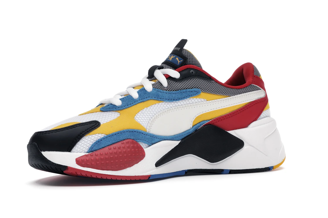 Vue 16 de Puma RS-X 3 Puzzle White Yellow Black (GS)