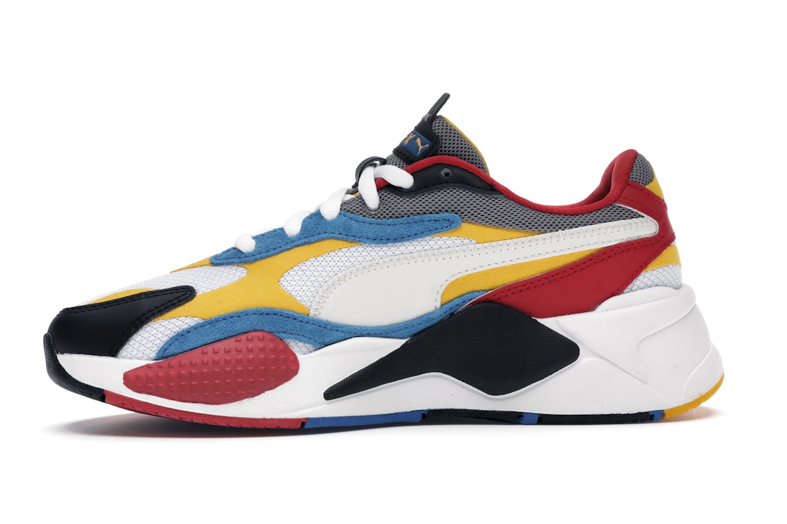Vue 18 de Puma RS-X 3 Puzzle White Yellow Black (GS)