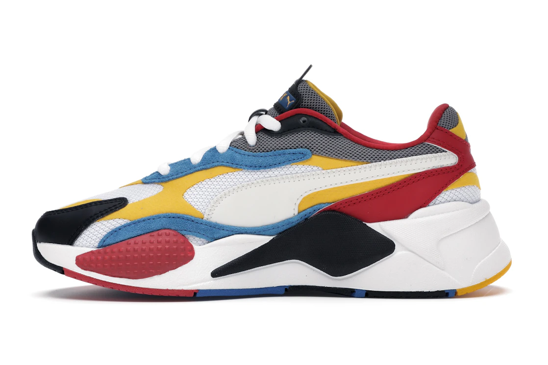 Vue 19 de Puma RS-X 3 Puzzle White Yellow Black (GS)