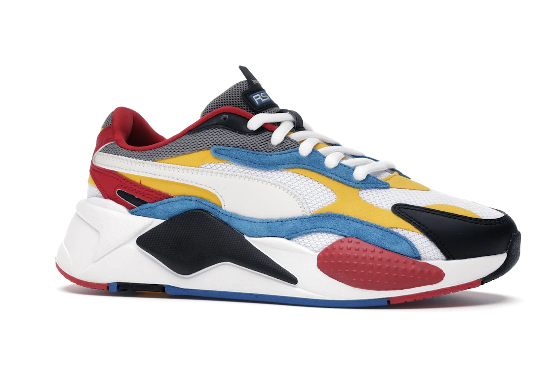 Vue 3 de Puma RS-X 3 Puzzle White Yellow Black (GS)