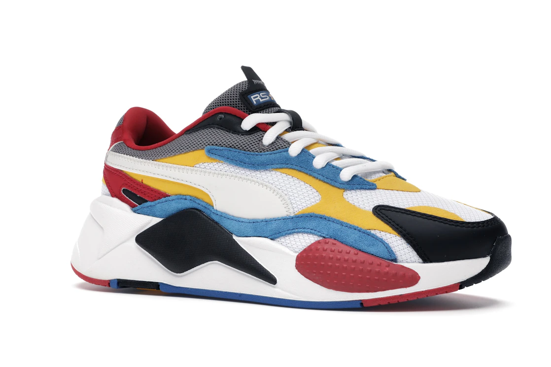 Vue 4 de Puma RS-X 3 Puzzle White Yellow Black (GS)