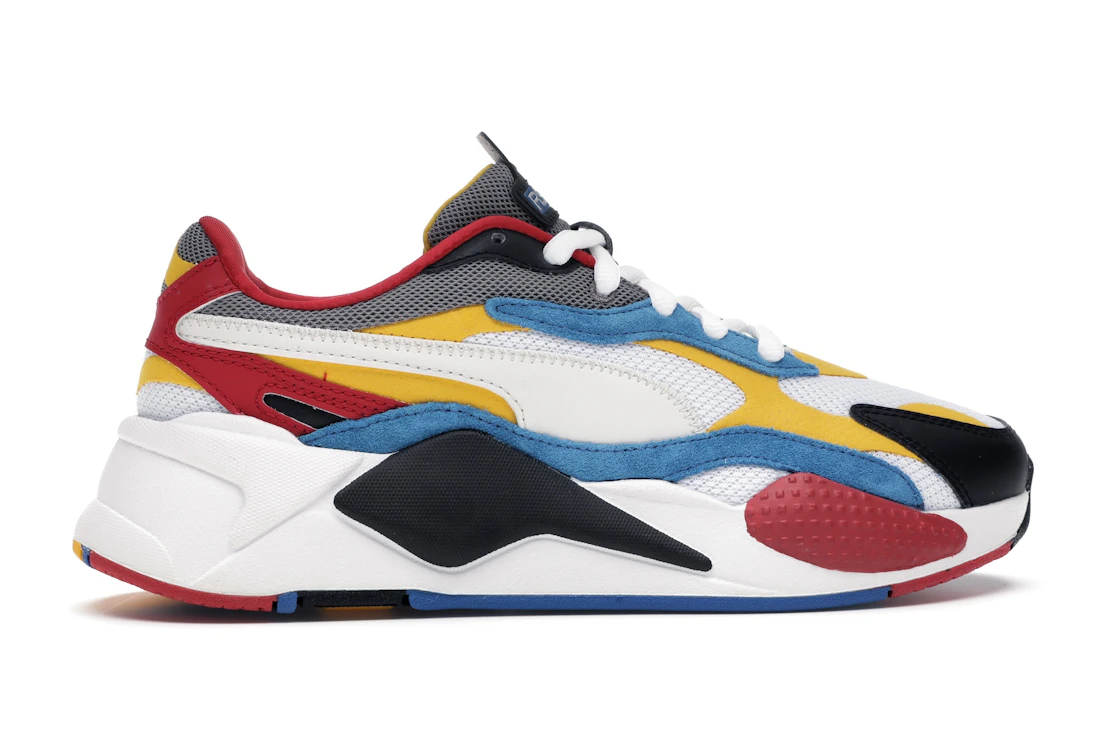 Vue 36 de Puma RS-X 3 Puzzle White Yellow Black (GS)