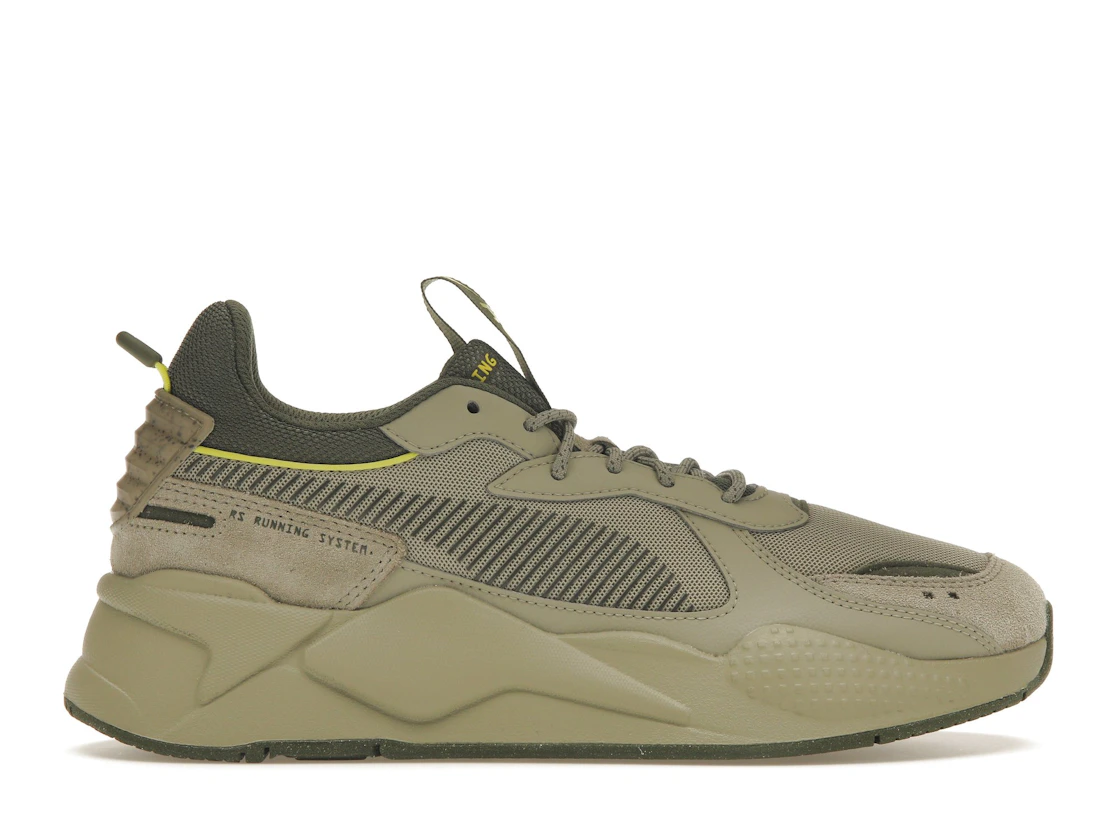 Vue 1 de Puma RS-X Elevated Hike Birch Tree Green Moss