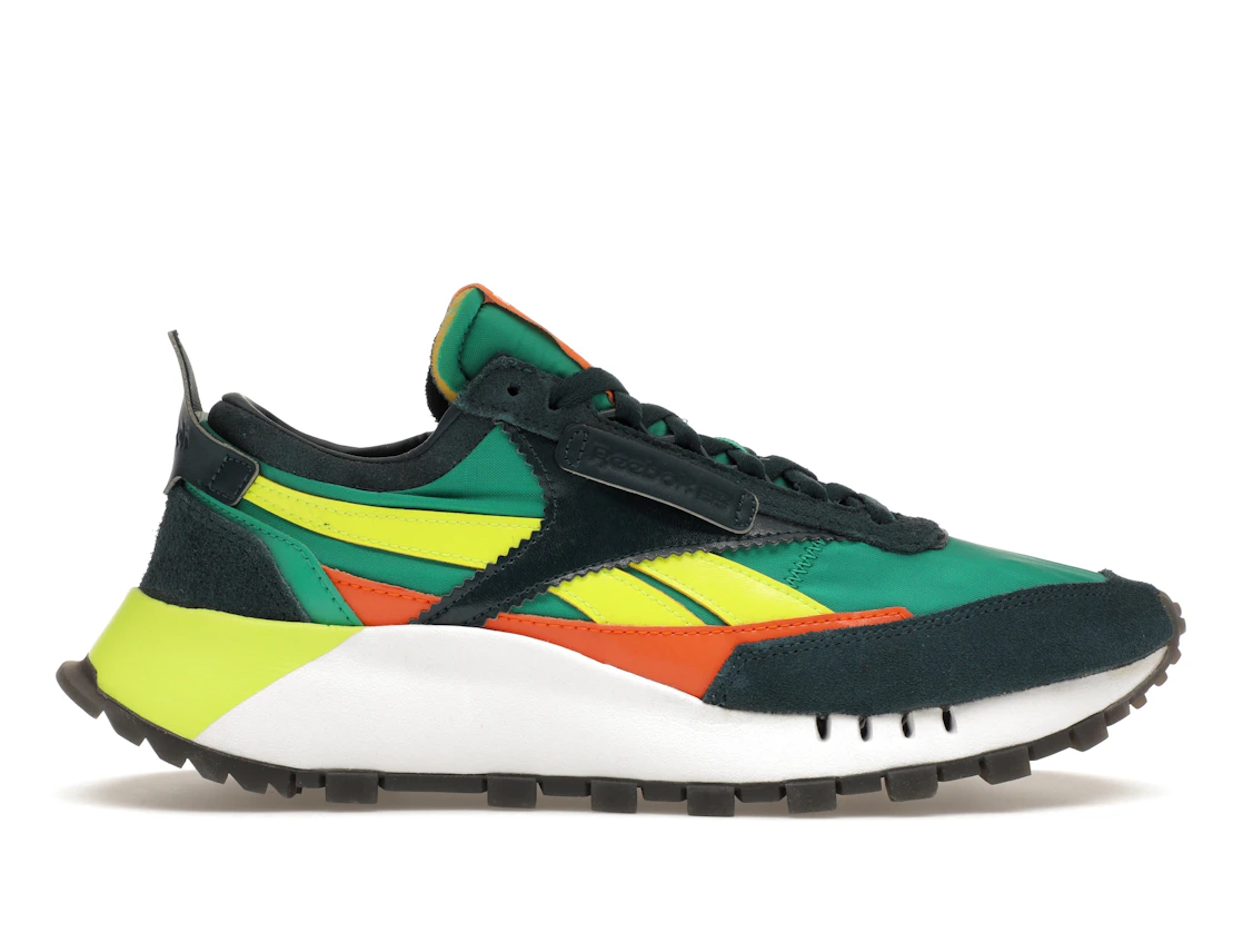 Vue 1 de Reebok Classic Leather Legacy Court Green Solar Yellow