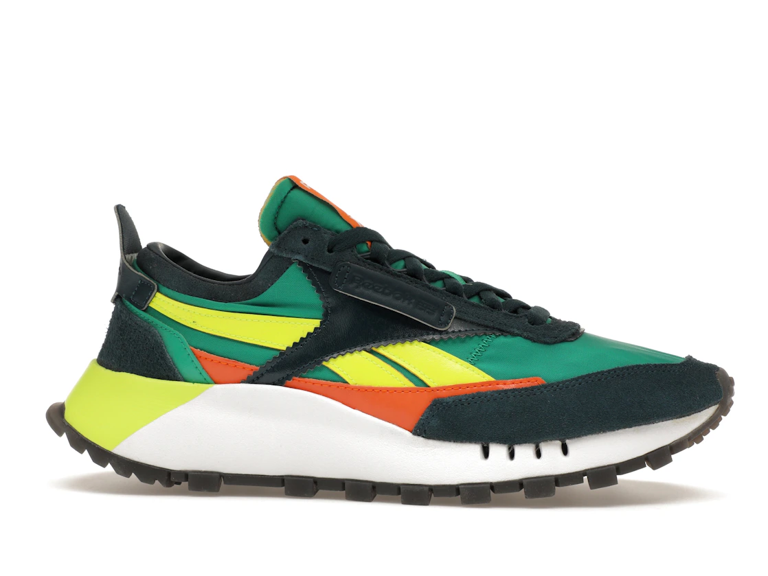 Vue 2 de Reebok Classic Leather Legacy Court Green Solar Yellow