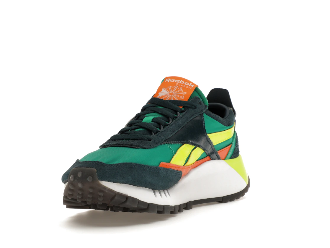 Vue 13 de Reebok Classic Leather Legacy Court Green Solar Yellow