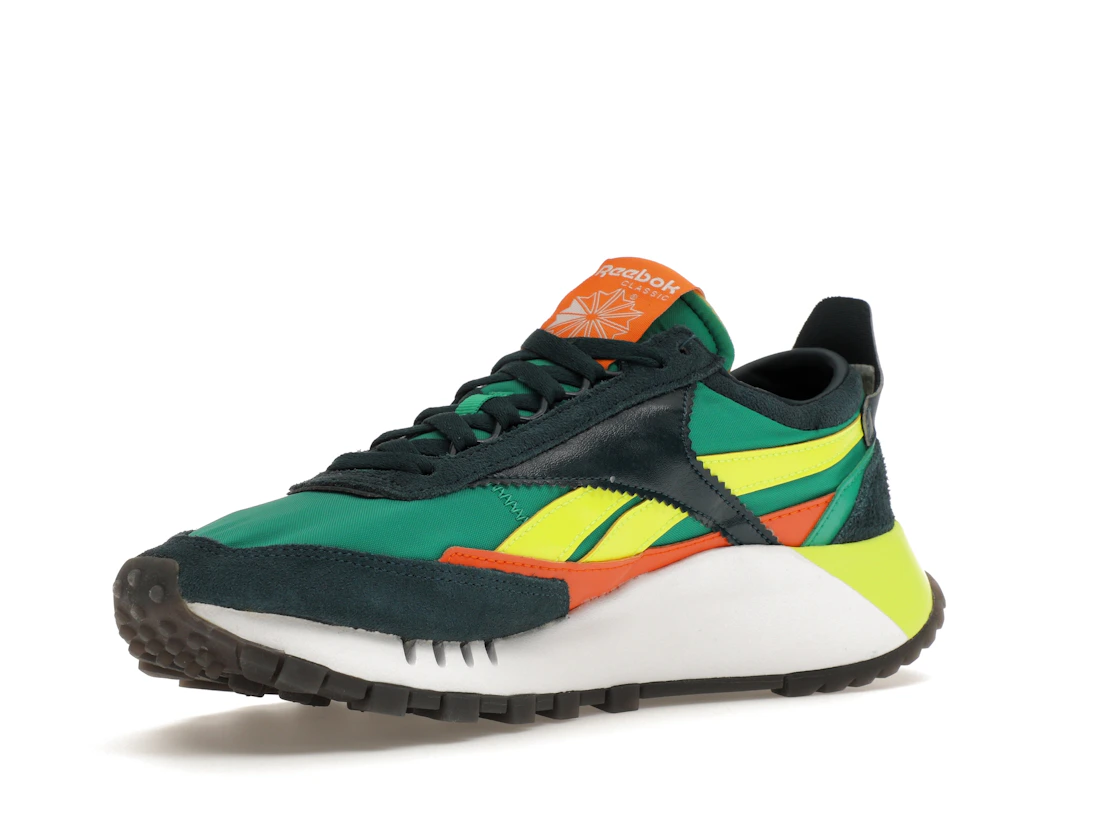 Vue 15 de Reebok Classic Leather Legacy Court Green Solar Yellow