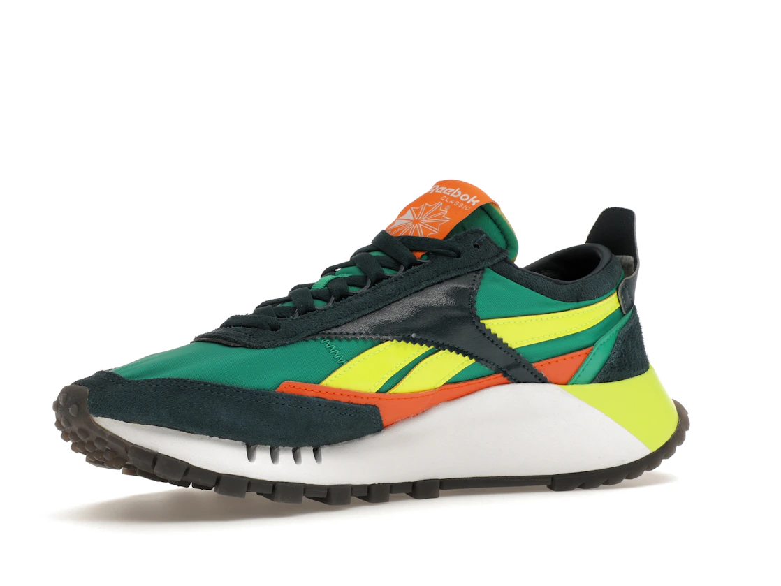 Vue 16 de Reebok Classic Leather Legacy Court Green Solar Yellow