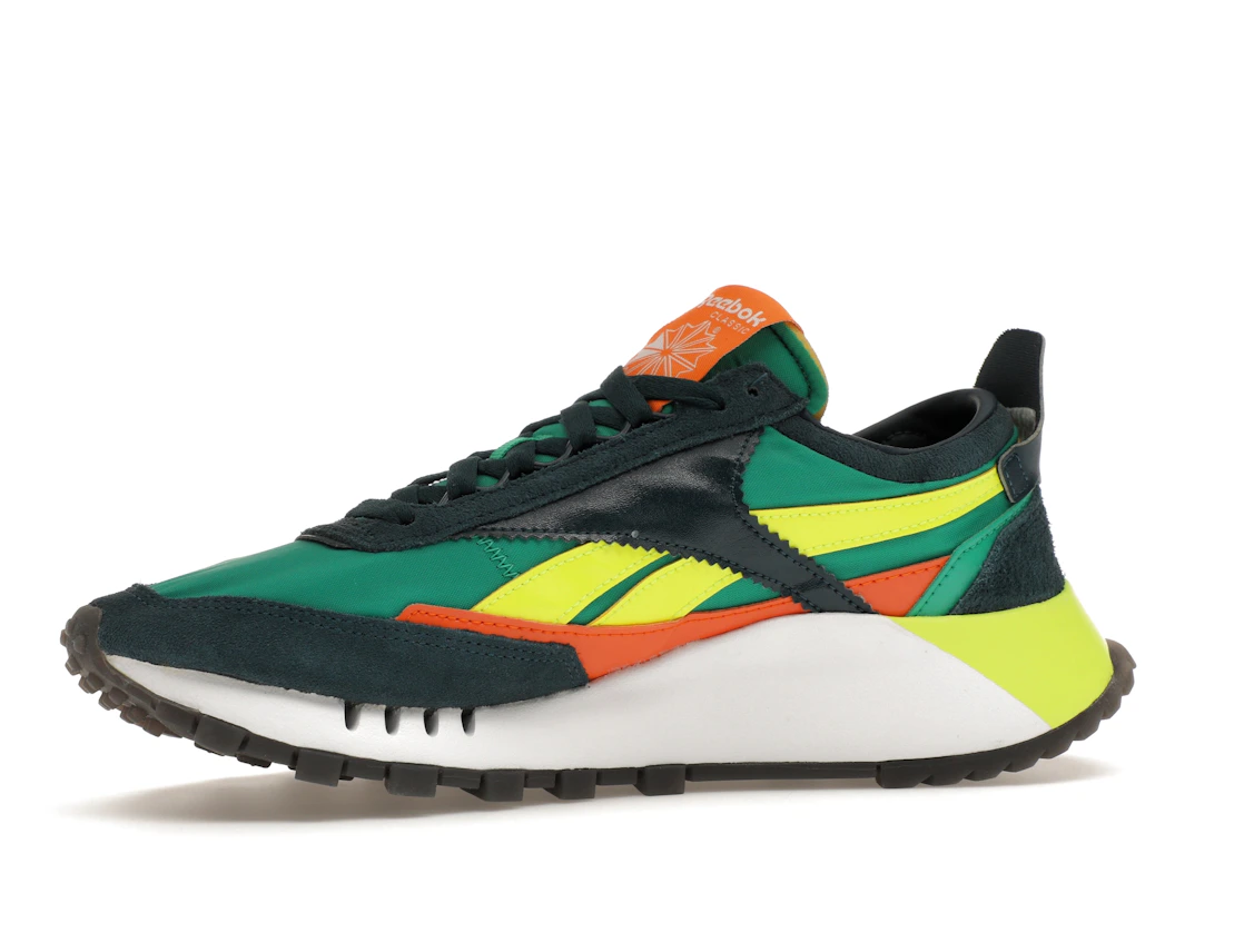 Vue 17 de Reebok Classic Leather Legacy Court Green Solar Yellow