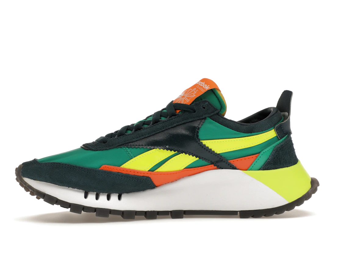 Vue 18 de Reebok Classic Leather Legacy Court Green Solar Yellow