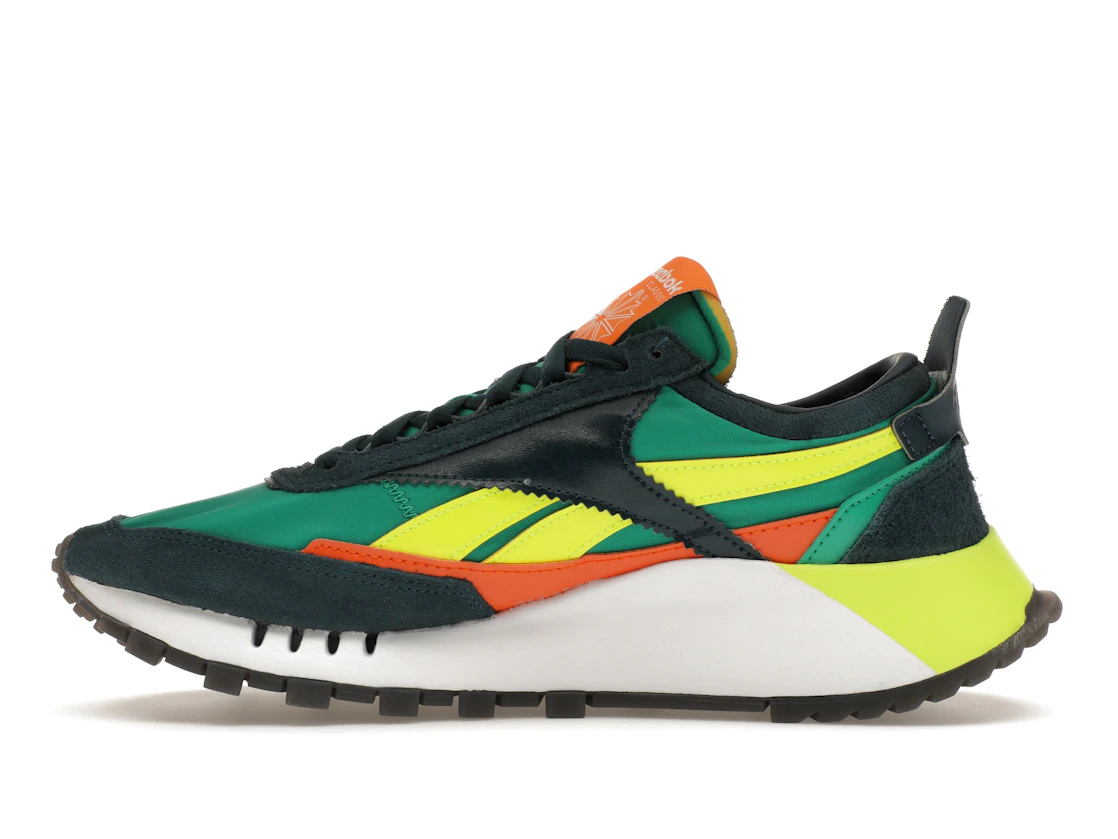 Vue 19 de Reebok Classic Leather Legacy Court Green Solar Yellow