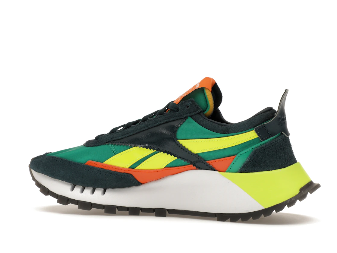 Vue 21 de Reebok Classic Leather Legacy Court Green Solar Yellow