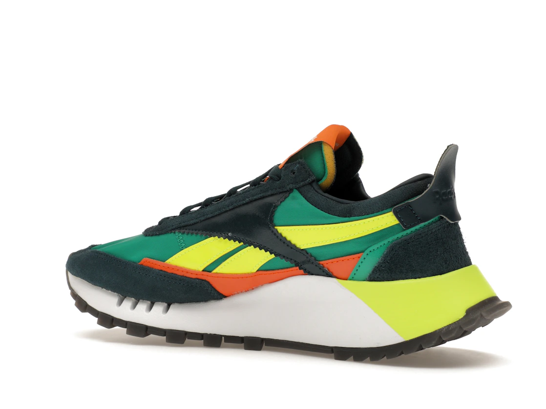 Vue 22 de Reebok Classic Leather Legacy Court Green Solar Yellow