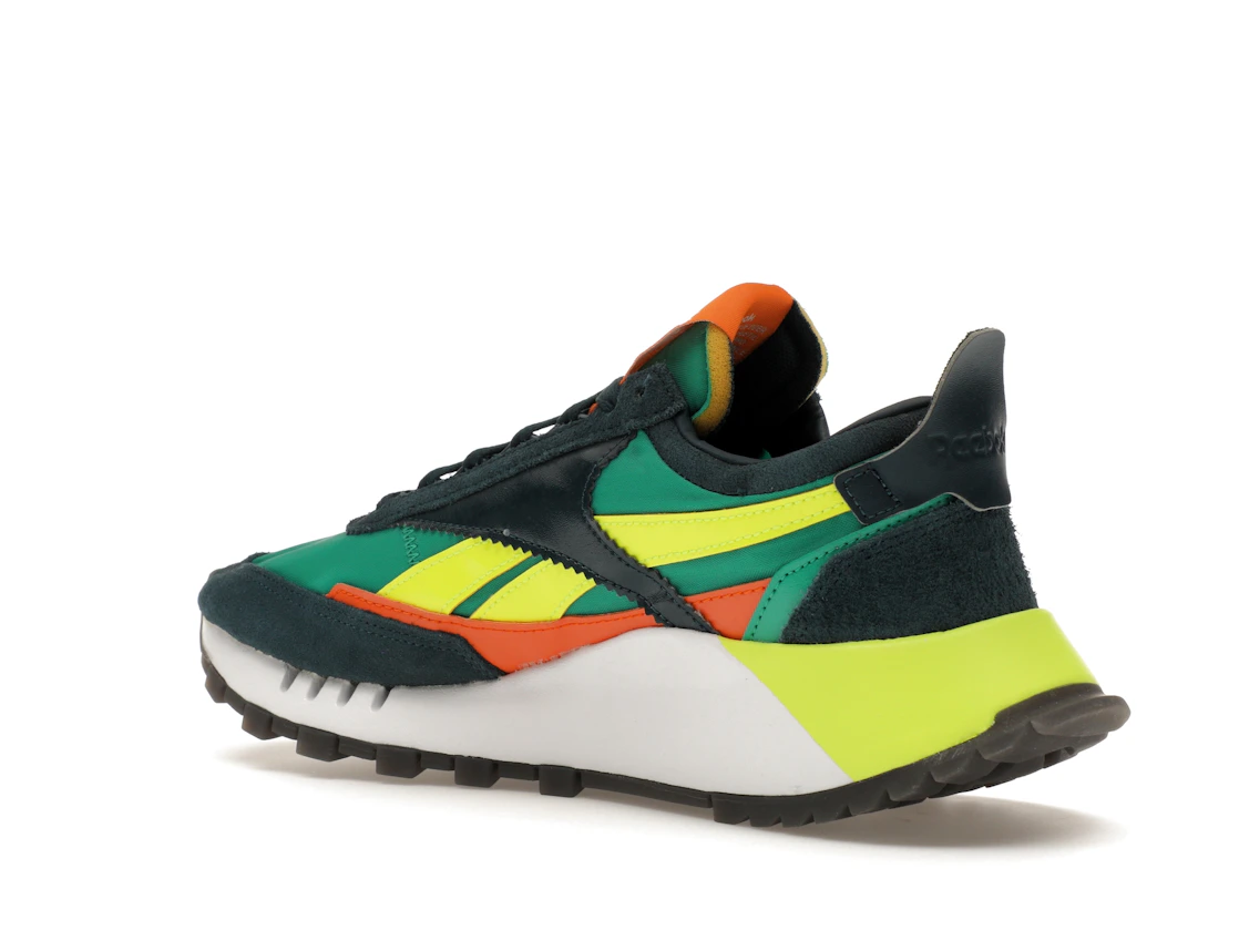 Vue 23 de Reebok Classic Leather Legacy Court Green Solar Yellow