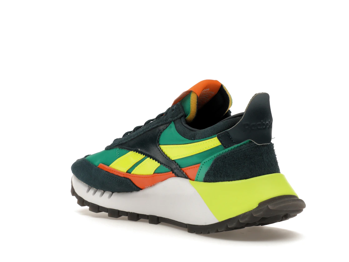 Vue 24 de Reebok Classic Leather Legacy Court Green Solar Yellow