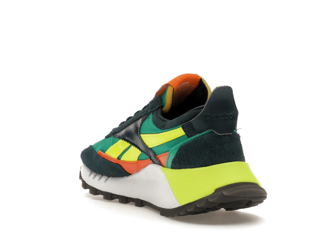 Vue 25 de Reebok Classic Leather Legacy Court Green Solar Yellow