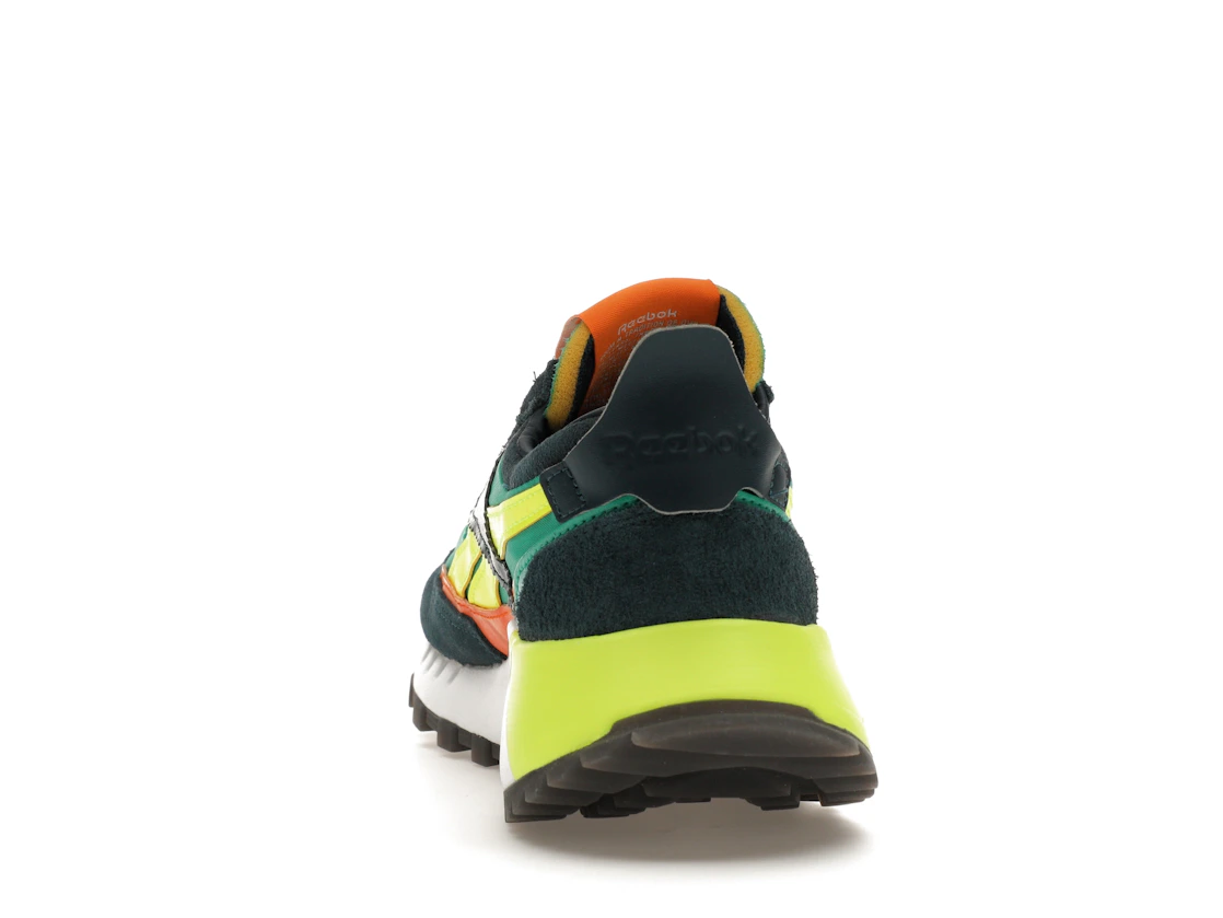 Vue 27 de Reebok Classic Leather Legacy Court Green Solar Yellow
