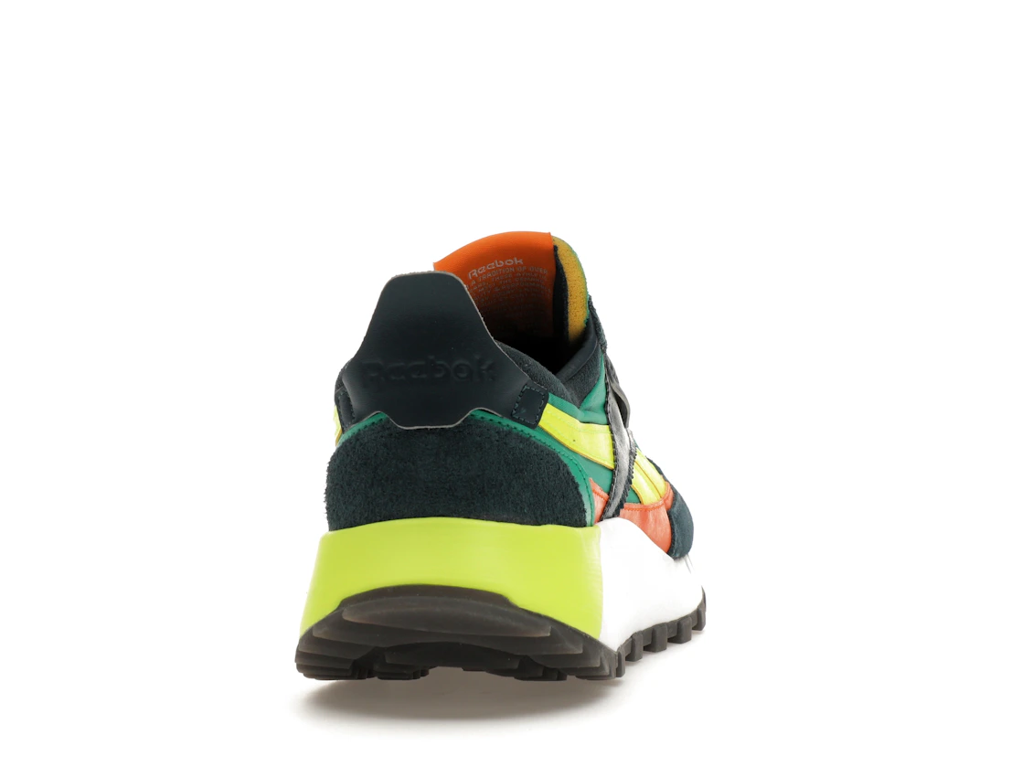 Vue 29 de Reebok Classic Leather Legacy Court Green Solar Yellow