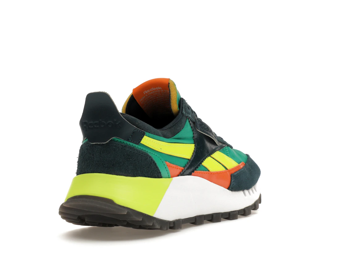 Vue 31 de Reebok Classic Leather Legacy Court Green Solar Yellow