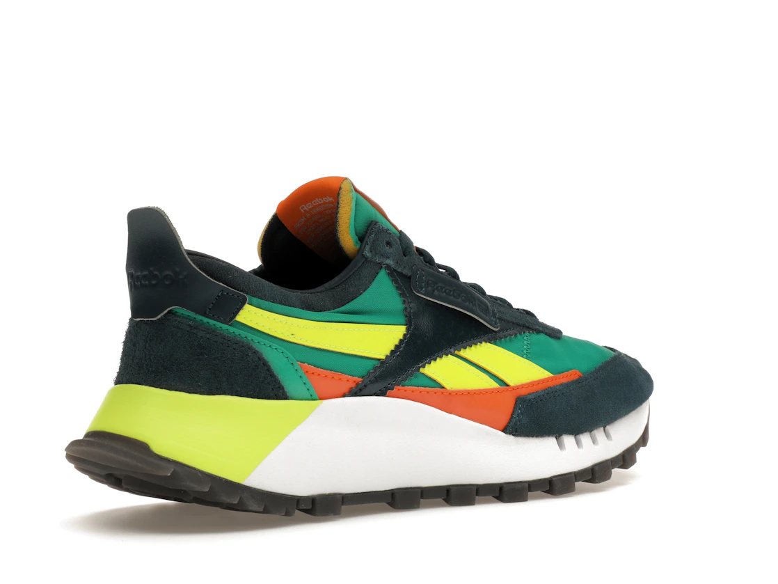 Vue 33 de Reebok Classic Leather Legacy Court Green Solar Yellow