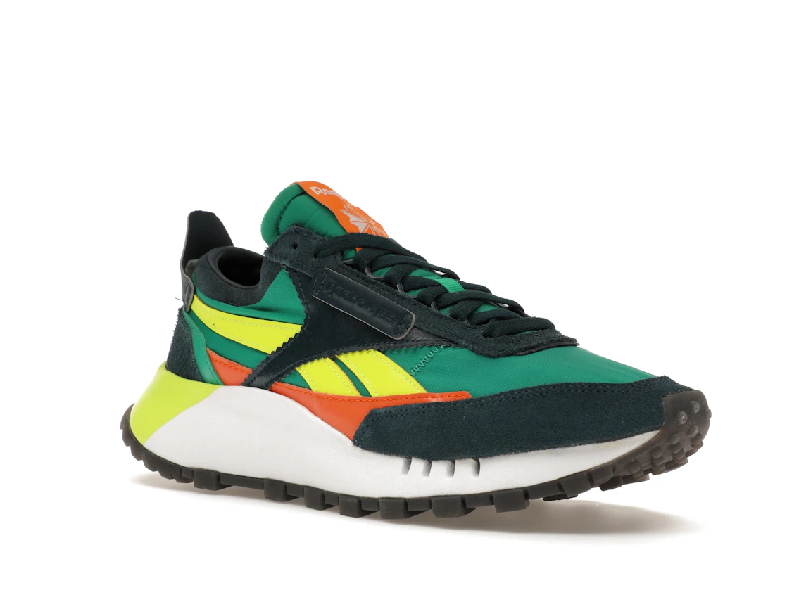 Vue 5 de Reebok Classic Leather Legacy Court Green Solar Yellow