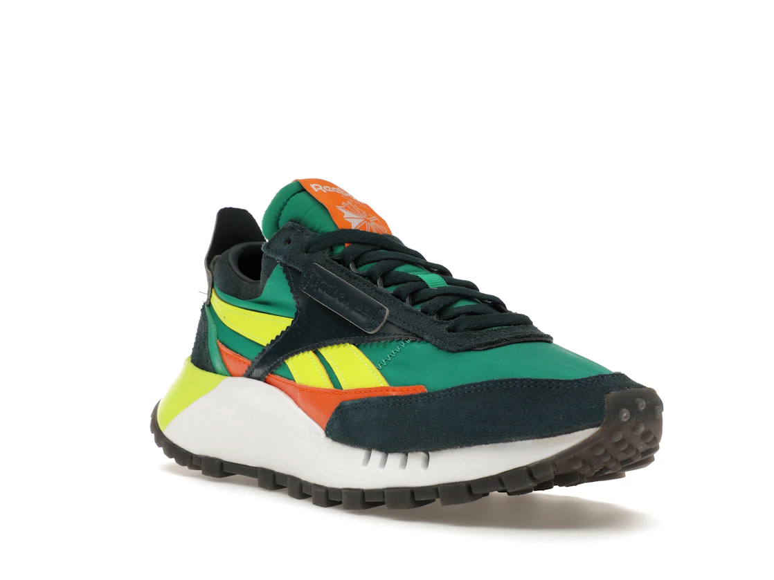 Vue 6 de Reebok Classic Leather Legacy Court Green Solar Yellow