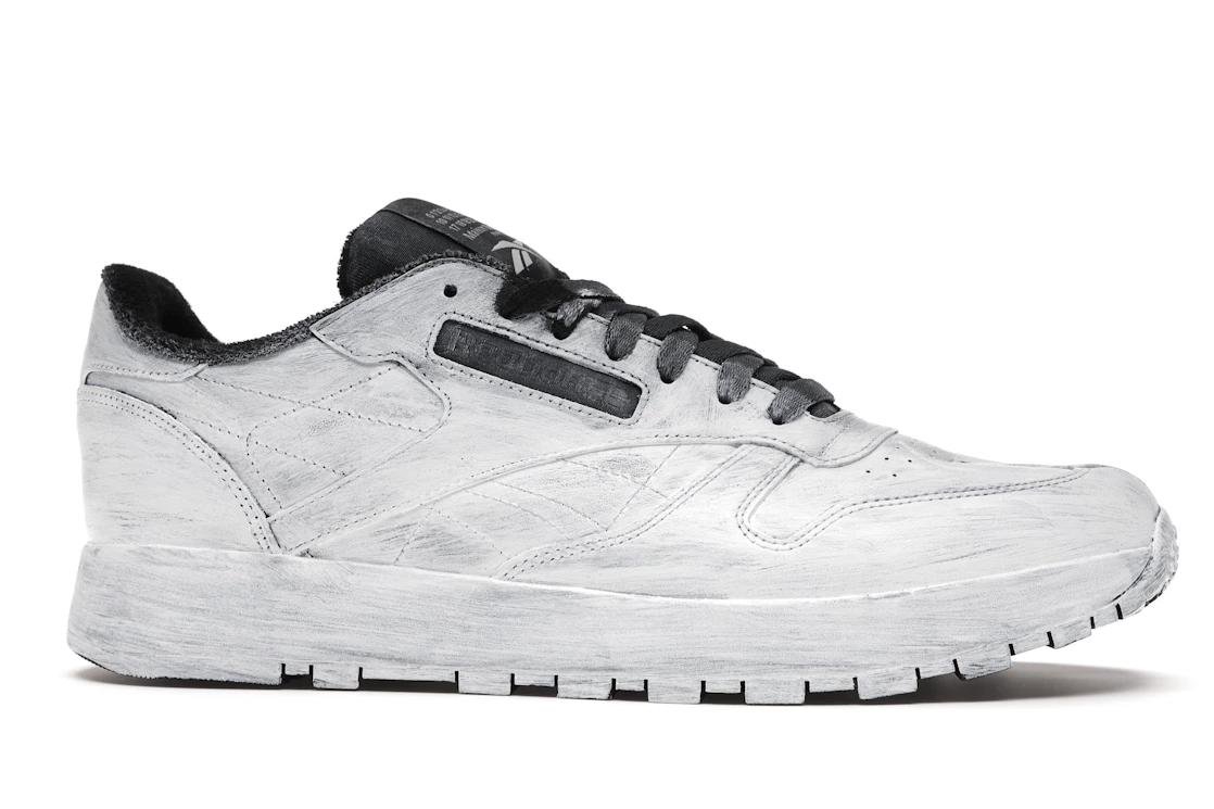 Vue 2 de Reebok Classic Leather Tabi Maison Margiela Bianchetto