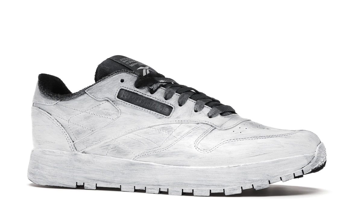 Vue 3 de Reebok Classic Leather Tabi Maison Margiela Bianchetto