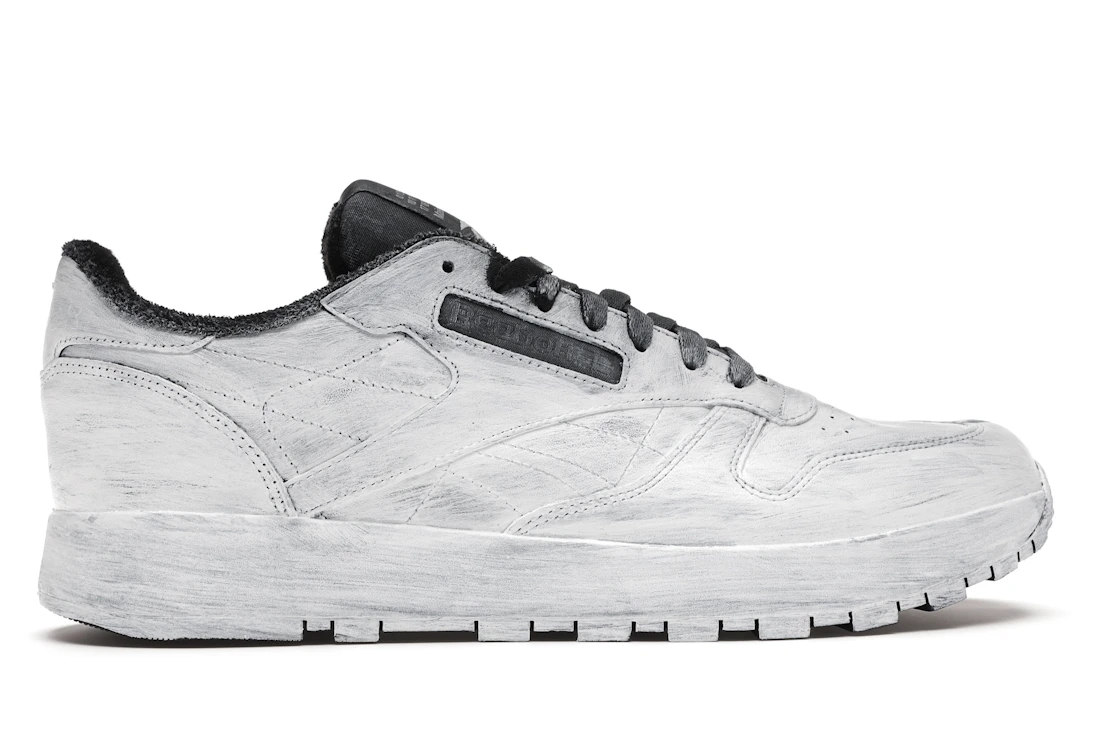 Vue 36 de Reebok Classic Leather Tabi Maison Margiela Bianchetto