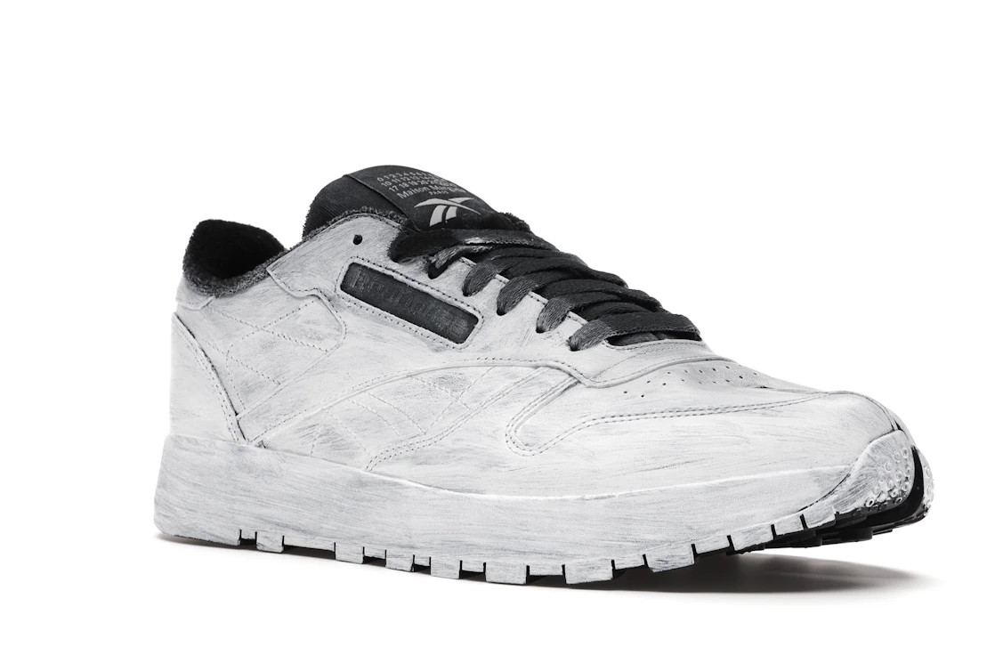 Vue 5 de Reebok Classic Leather Tabi Maison Margiela Bianchetto